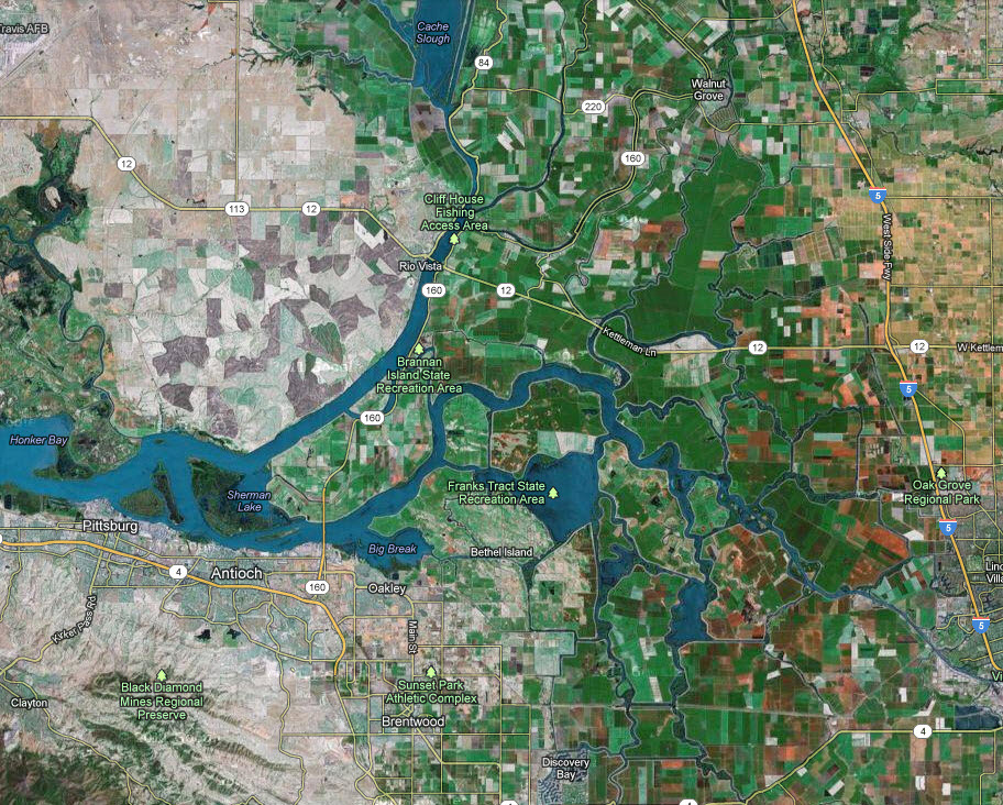 CALIFORNIA DELTA MAPS