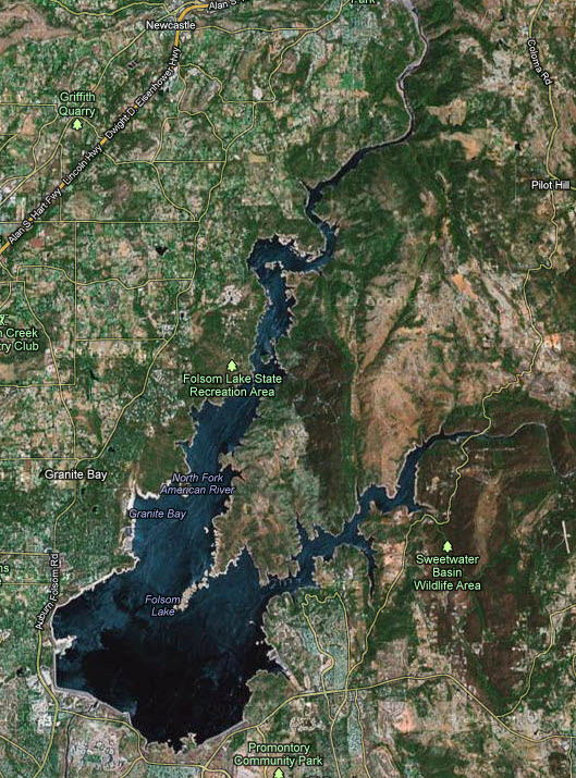 Folsom Lake Map