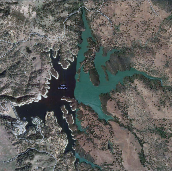 Lake Amador Map