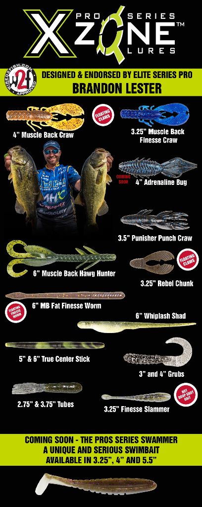 X Zone Lures - The Smallies love the Pro Series Finesse Slammer in